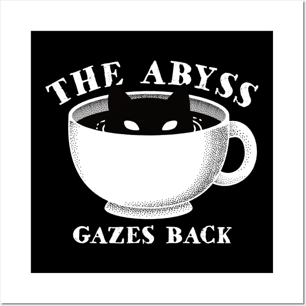 The Abyss Gazes Back Wall Art by ElectricFangs